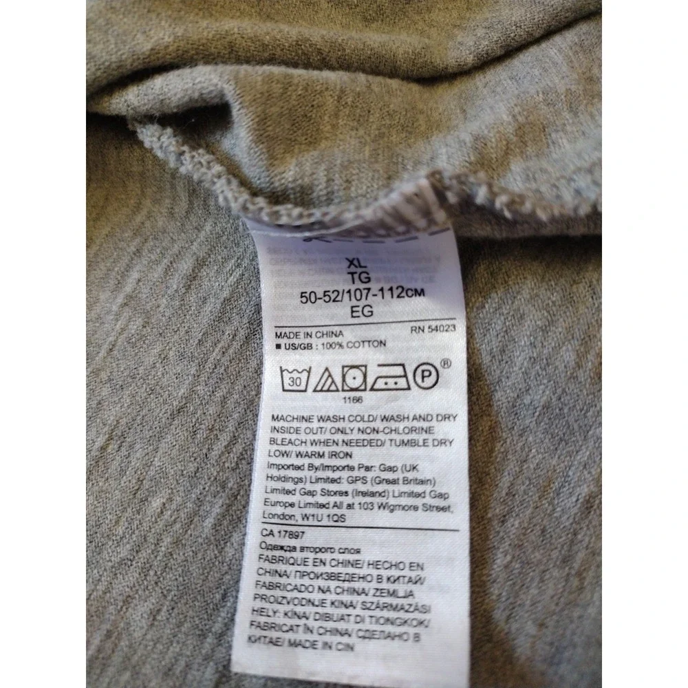 Banana Republic Polo Shirt Men's XL Gray‎ Luxury Touch Standard Fit Short Sleeve